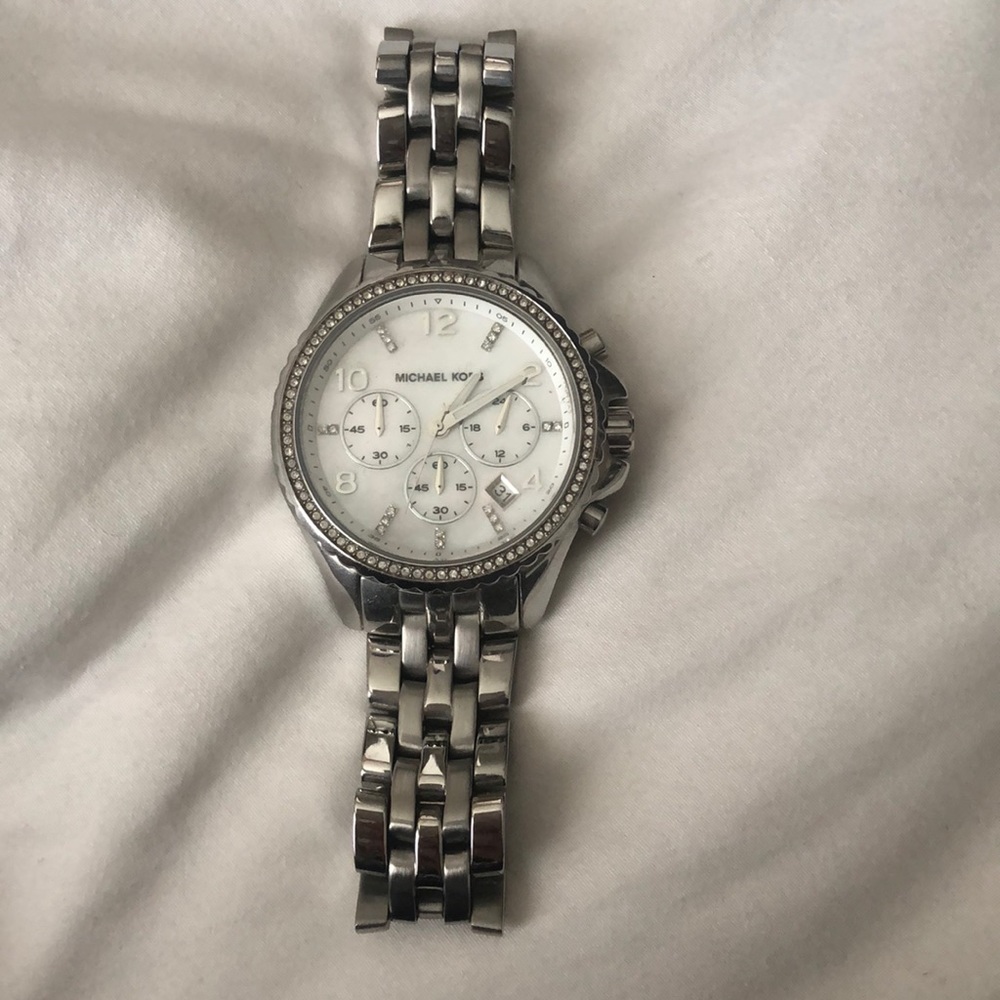 Silver Michael Kors watch